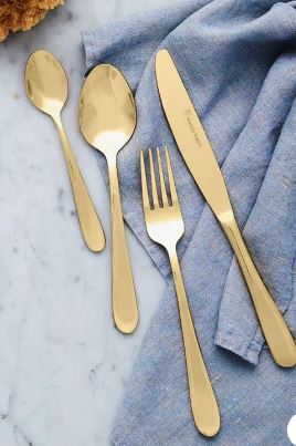 Stanley Rogers Albany Gold 24pc Cutlery Set