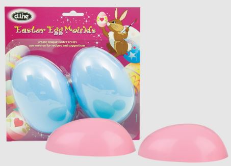 Large Plain Egg Mould Set 2