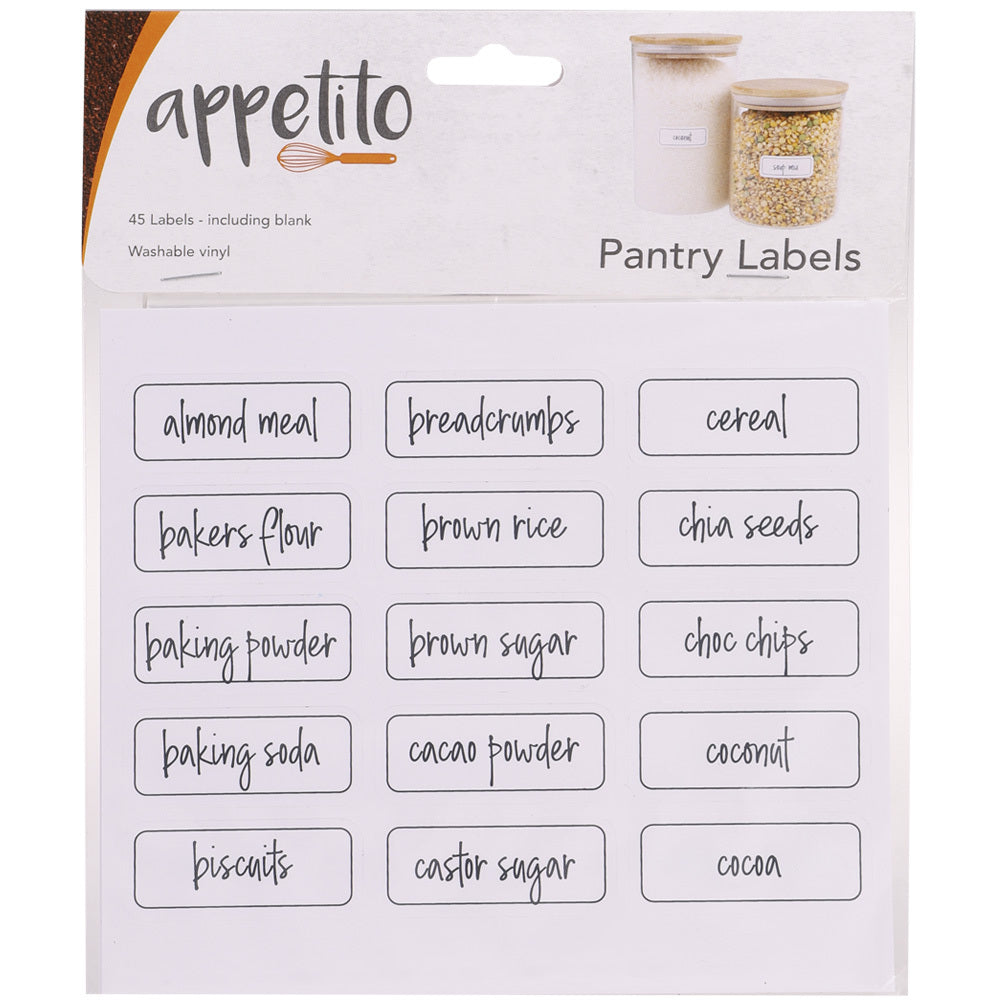 Pantry Labels - Pack Of 45