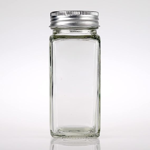 D.line Square Spice Jar With Metal Lid 115ml