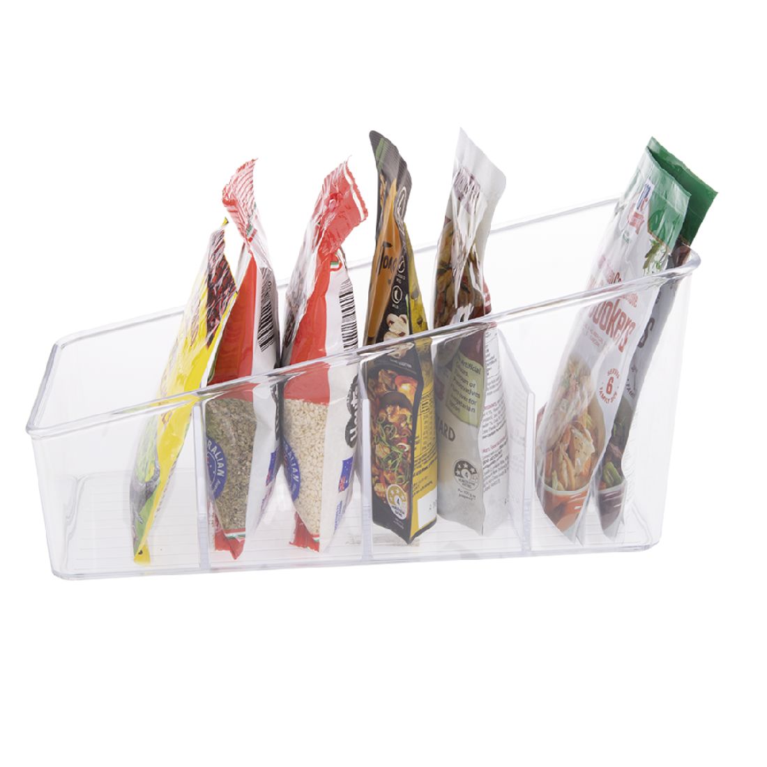 D.line 4 Compartment Packet Organiser Kitchen Cupboard Storage The Cooks Kitchen 