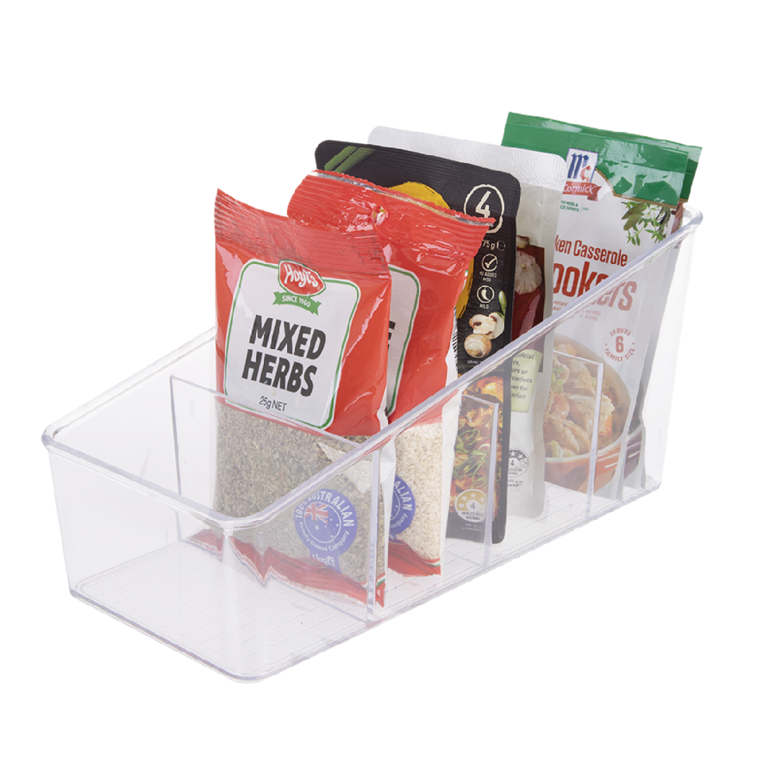 D.line 4 Compartment Packet Organiser