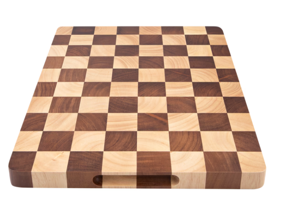 Alfresco Lane Chequered End Grain Cutting Board 30x40cm