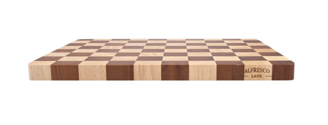 Alfresco Lane Chequered End Grain Cutting Board 30x40cm