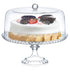 Pizzazz Acrylic Footed Cake Dome Set 28cm