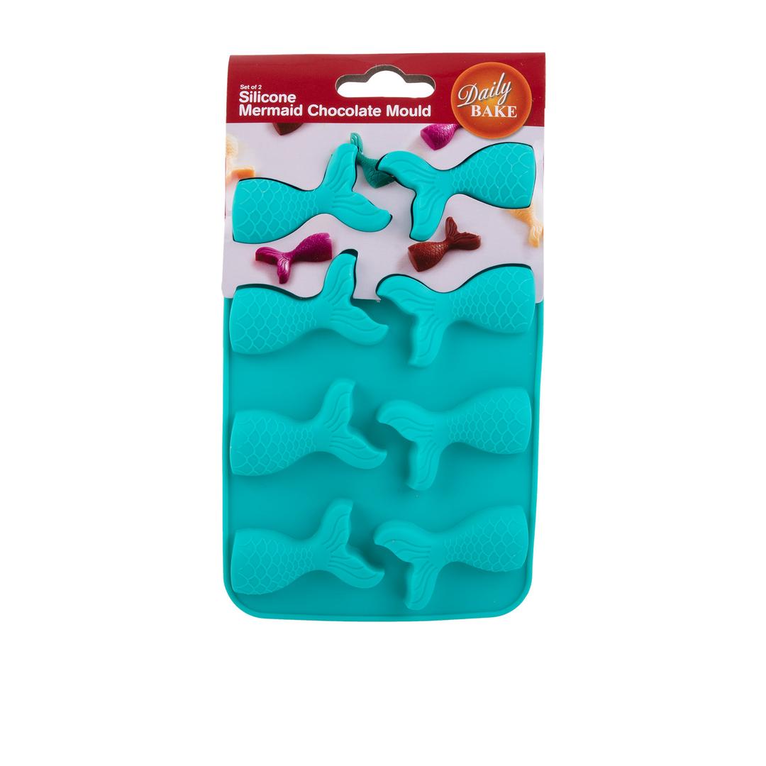 Silicone Mermaid 8 Cup Chocolate Mould - Set Of 2