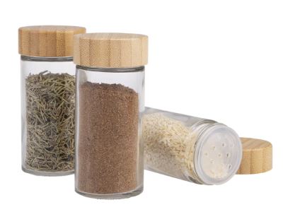 D.line Round Spice Jar With Bamboo Lid 85ml