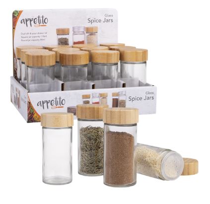 D.line Round Spice Jar With Bamboo Lid 85ml