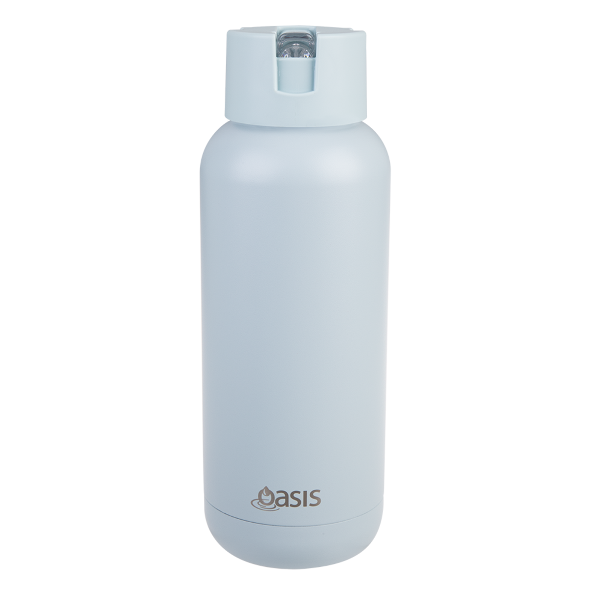Oasis "moda" Ceramic Lined S/s Triple Wall Insulated Drink Bottle 1l - Sea Mist