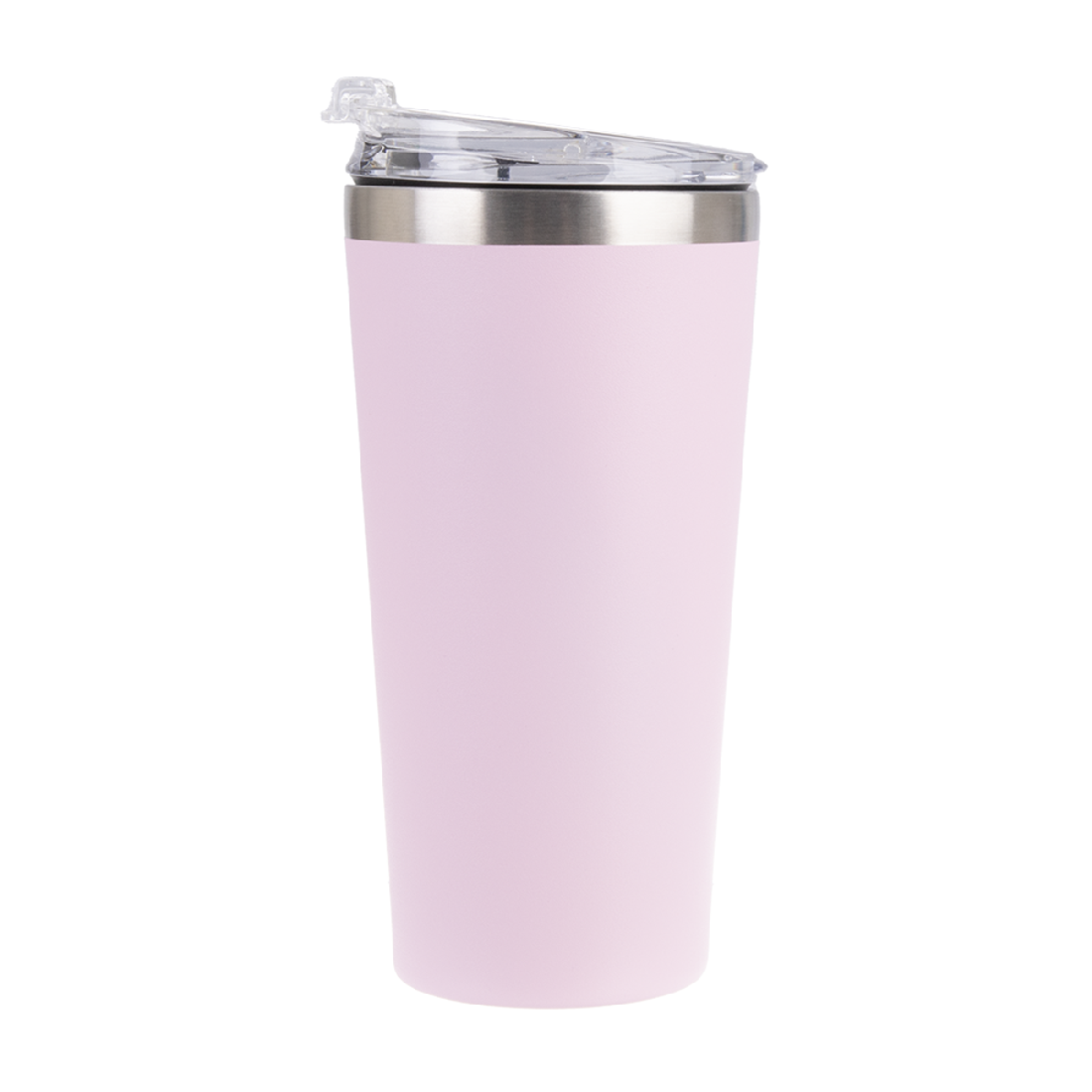 Oasis S/s Double Wall Insulated 'travel Mug' 480ml - Carnation