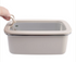 Oasis Microwave Safe Rectangular Stainless Steel Container 1.1l Oat