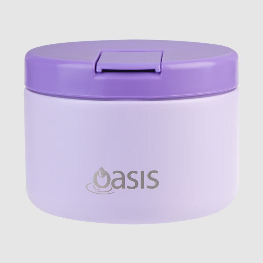 Oasis S/s Double Wall Insulated Food Flask W/ Quick Release Lid 300ml - Lilac Insulated Bottles and Flasks The Cooks Kitchen 