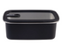 Oasis Microwave Safe Rectangular Stainless Steel Container 1.1l Black