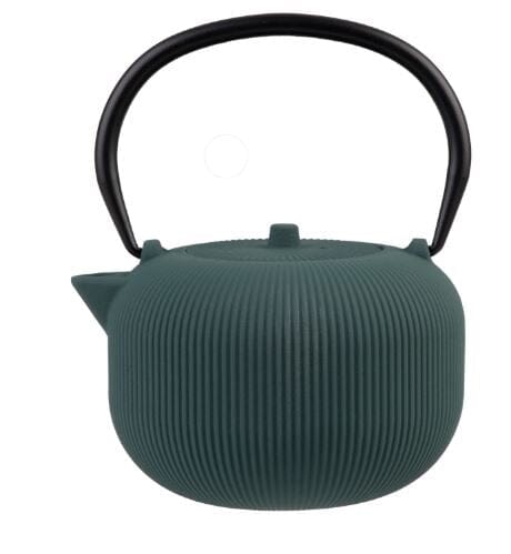 Teaology Cast Iron Teapot 700ml - Serenity Teal Cast Iron Teapots The Cooks Kitchen 