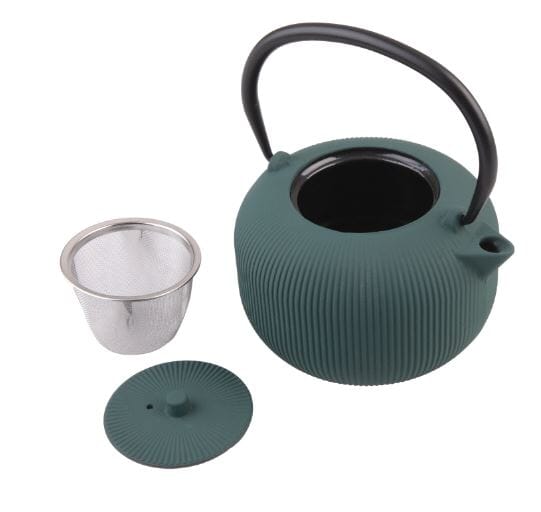 Teaology Cast Iron Teapot 700ml - Serenity Teal Cast Iron Teapots The Cooks Kitchen 