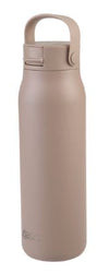 Oasis Ceramic Lined Stainless Steel Double Walled Insulated 'sorrento' Sipper Bottle 900ml - Latte