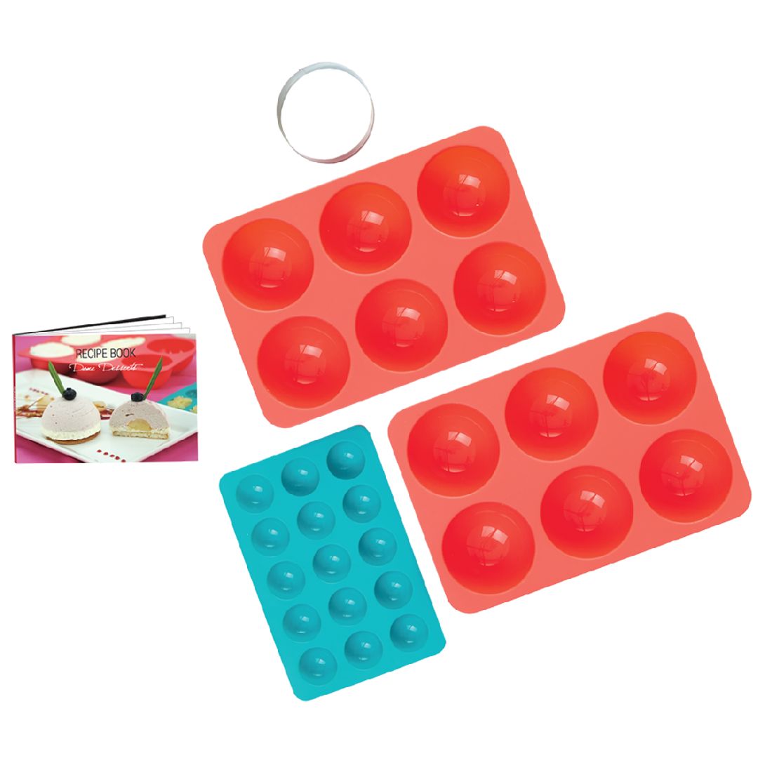 Daily Bake 5pce Silicone Dome Dessert Mould Gift Set Moulds The Cooks Kitchen 
