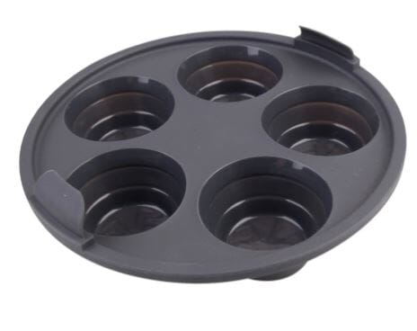 Daily Bake Silicone Round 22cm Collapsible Air Fryer 5 Cup Muffin Pan Electric Kitchen Gadgets The Cooks Kitchen 