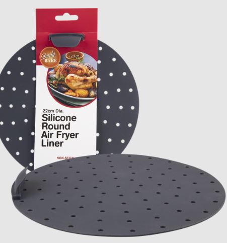 Daily Bake Silicone Round Air Fryer Liner 22cm