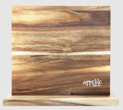 D.line Magnetic Knife Stand Double Sided - Acacia Wood Knife Storage The Cooks Kitchen Mandurah 