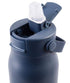 Oasis Ceramic Lined Stainless Steel Double Wall Insulated 'sorrento' Sipper Bottle 900ml - Indigo