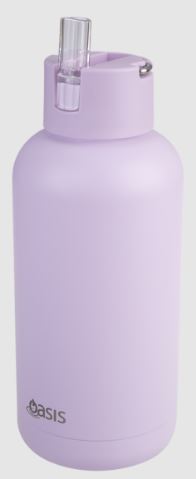 Oasis "moda" Ceramic Lined Stainless Steel Triple Wall Insulated Drink Bottle 1.5l - Orchid