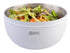 Oasis Stainless Steel Double Wall Salad Bowl With Lid 2.8l - White