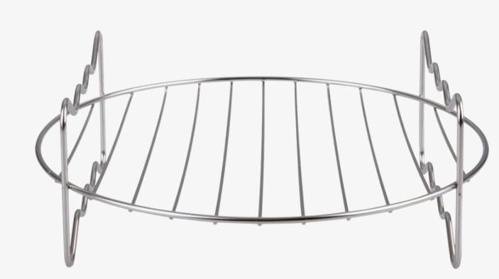 Appetito Stainless Steel Round Air Fryer Rack 22cm