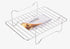 Appetito Stainless Steel Rectangle Air Fryer Rack 22 X 16cm