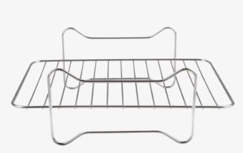 Appetito Stainless Steel Rectangle Air Fryer Rack 22 X 16cm
