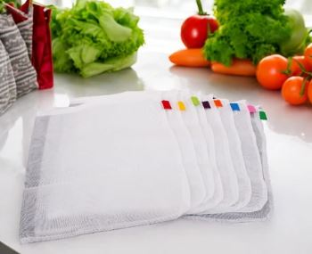 Appetito Mesh Produce Bags Set Of 8