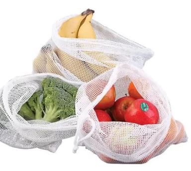 Appetito Mesh Produce Bags Set Of 8