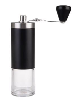 Cafebarista Stainless Steel Hand Coffee Grinder With Ceramic Burr - Black