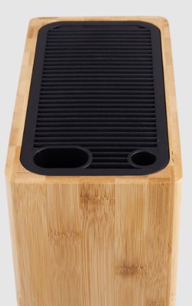 D.line Rectangle Universal Knife Block - Bamboo