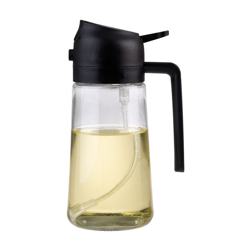 Appetito Dual Function Oil Sprayer & Pourer (black)