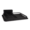 D.line Aluminium Dish Rack W/ Draining Board - Black