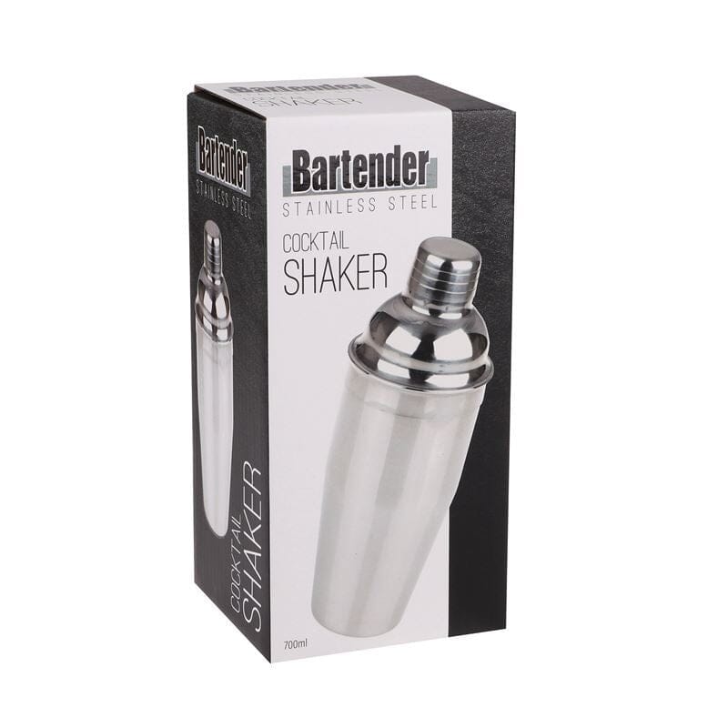Bartender Stainless Steel Cocktail Shaker 550ml Cocktail Hour The Cooks Kitchen 