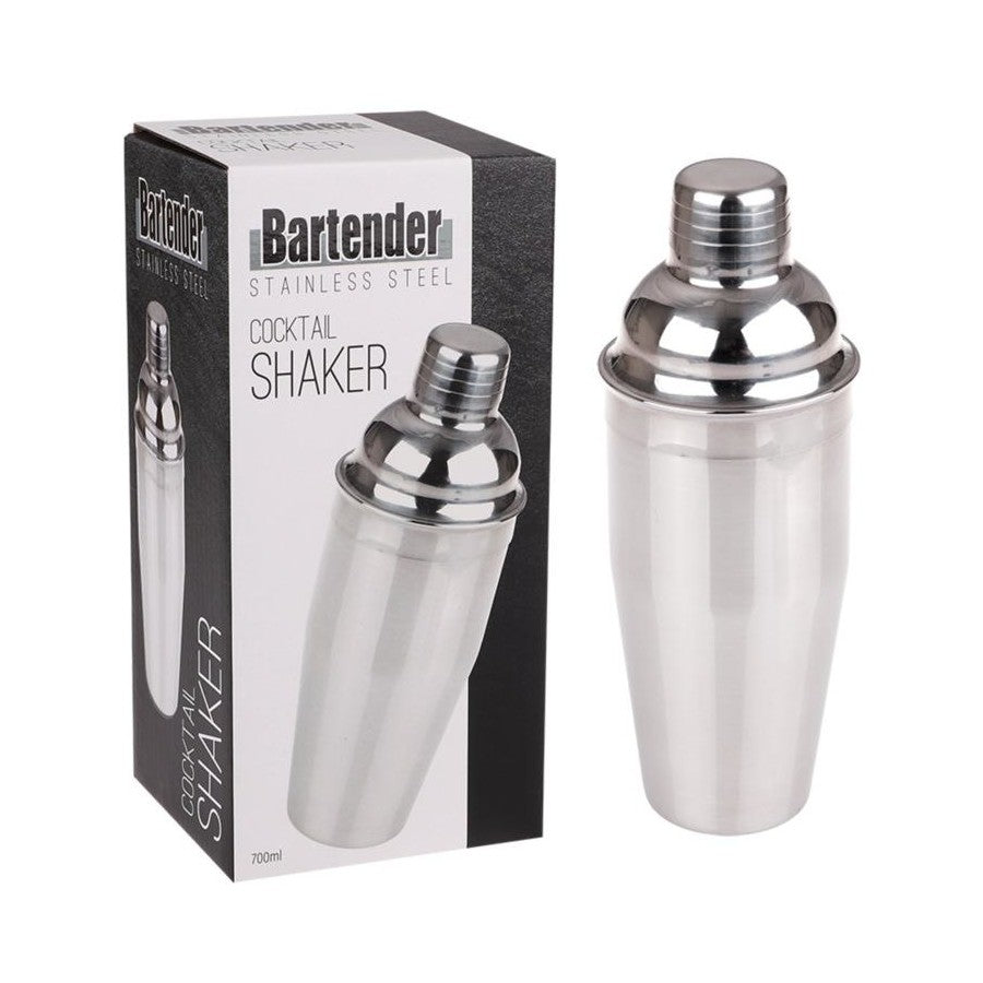 Bartender Stainless Steel Cocktail Shaker 700ml