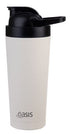 Oasis Stainless Steel Double Wall Insulated Protein Shaker 700ml - Alabaster