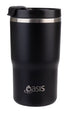 Oasis Cermic Lined Stainless Double Wall Insulated Travel Mug 480ml - Black