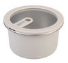 Oasis Microwave Safe Round Stainless Steel Container 600ml Oat