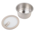 Oasis Microwave Safe Round Stainless Steel Container 600ml Oat