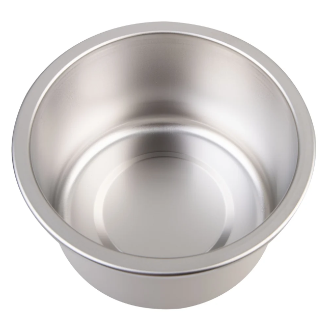 Oasis Microwave Safe Round Stainless Steel Container 600ml Oat
