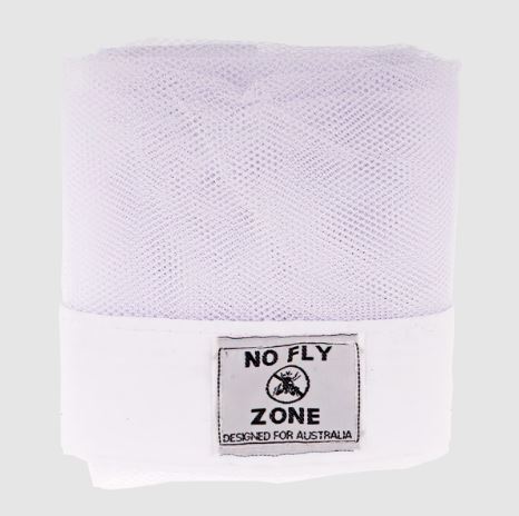 No Fly Zone Table-throw Food Cover White