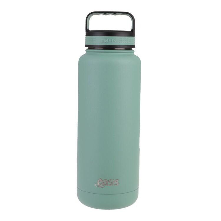 Oasis S/s Double Wall Insulated 'titan' Bottle 1.2l - Sage Green