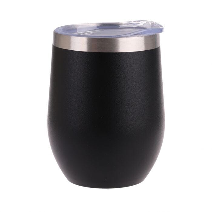 Oasis Stainless Steel Double Wall Insulated Wine Tumbler 330ml - Matte Onyx Insulated Bottles and Flasks The Cooks Kitchen Mandurah 