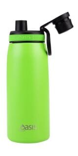Oasis Stainless Steel Double Wall Insulated Sports Bottle W/ Screw-cap 780ml - Neon Green Insulated Bottles and Flasks The Cooks Kitchen Mandurah 