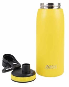Oasis S/s Double Wall Insulated Sports Bottle W/ Screw-cap 780ml - Neon Yellow Drink Bottles The Cooks Kitchen 