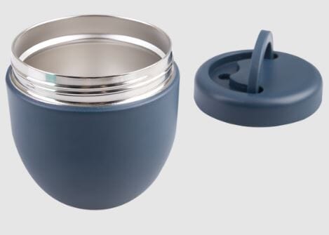Oasis Stainless Steel Double Wall Insulated Food Pod 470ml - Navy Food Jars & Flasks The Cooks Kitchen 