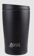 Oasis S/s Double Wall Insulated Travel Cup 380ml - Black